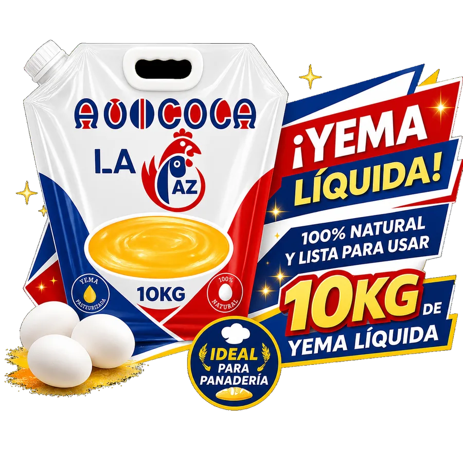 Yema líquida 10 kg Avícola La Paz — ideal para panadería